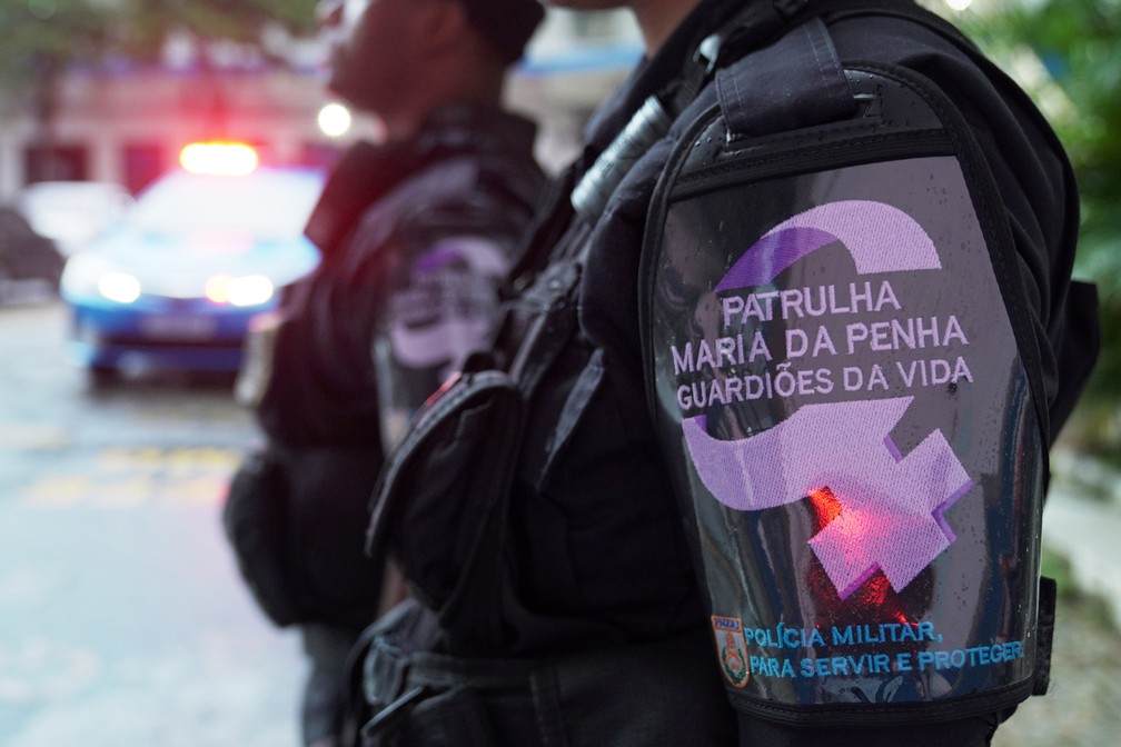 Patrulha Maria da Penha da Polícia Militar do RJ — Foto -Jorge Soares-G1